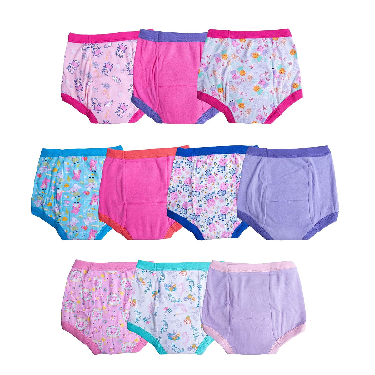 Peppa Pig Pantalón de Entrenamiento para Orinal Ropa Interior de Entrenamiento de baño para bebés y niños pequeños para Niñas