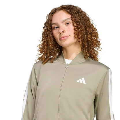adidas Adidas Chamarra con Cierre Essentials Adidas Chamarra con Cierre Essentials Mujer