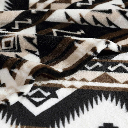 Wrangler - Manta de Forro Polar de Felpa Suave, decoración Occidental para Cama o sofá, Inspirada en Yellowstone, Certificado Oeko-Tex (Jesse Brown, 50 x 60 Pulgadas)