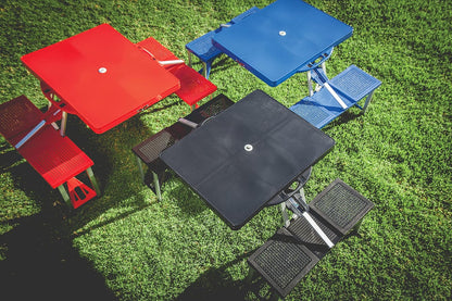 Picnic Time 811-00-175-000-0 Mesa Plegable, Color Negro