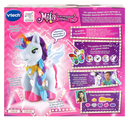 VTech - Unicornio para Aprender a Maquillar Mientras Descubre Los Colores, Multicolor (80-182522), Color/Modelo Surtido