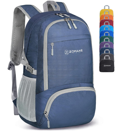 ZOMAKE Mochila Plegable Ultraligera, 30L - M - Azul real