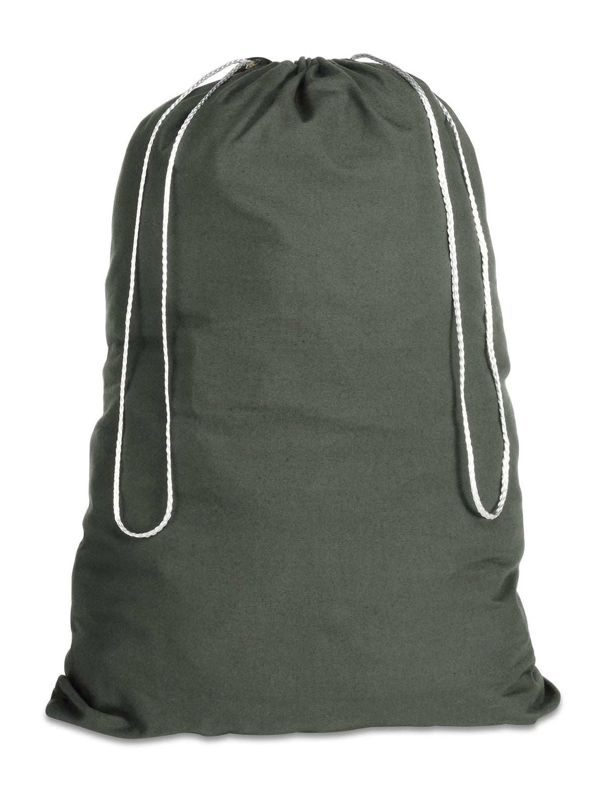 Whitmor 6353-1191-GRN Bolsa de lavandería de algodón, Color Verde