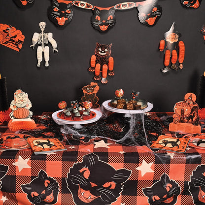 Beistle 00430 Vintage Halloween Tissue Dancers, Multicolor, 14", 3 Pieces