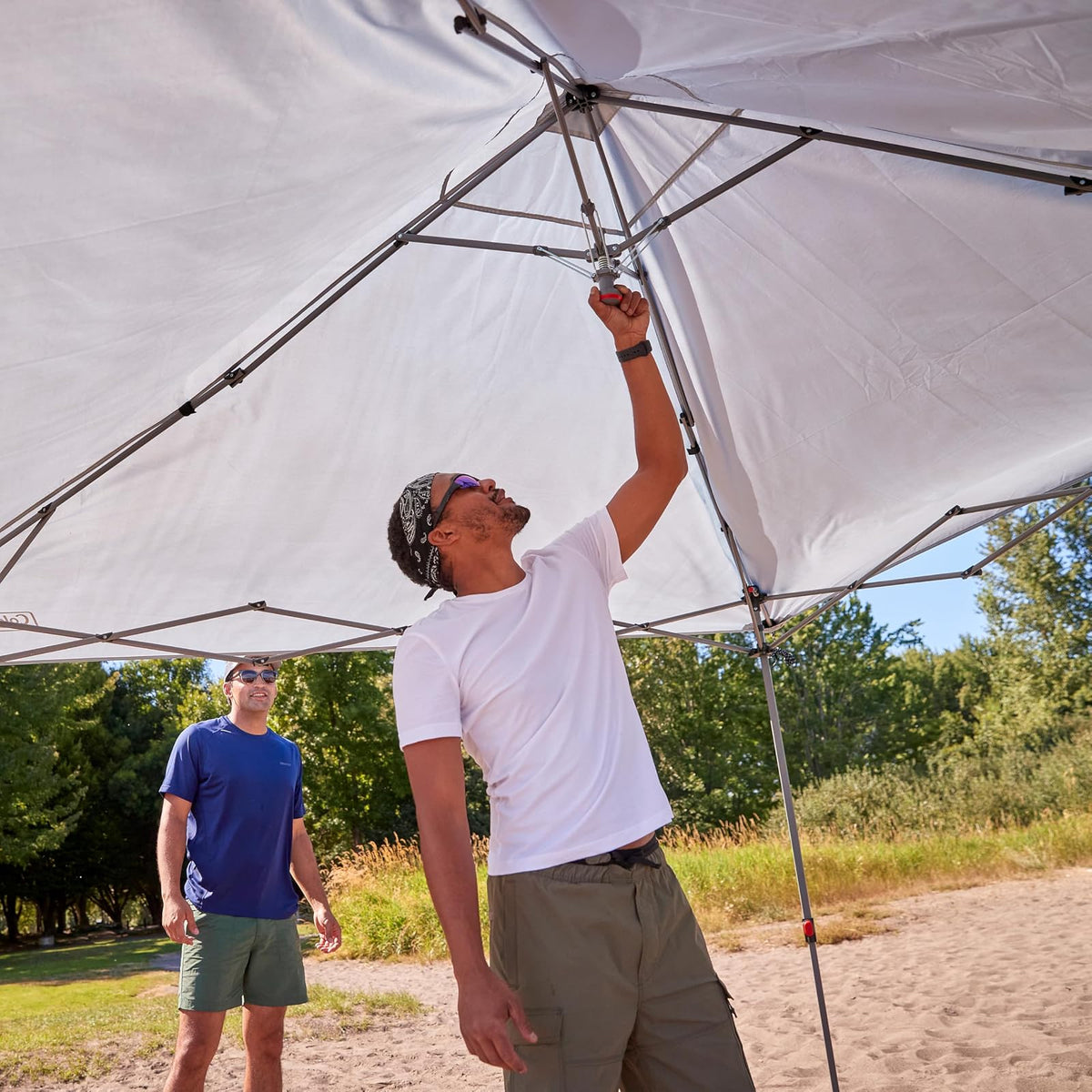 Coleman® Carpa Oasis, con Pared Lateral Adjunta, Refugio Portátil de 10x10 pies, con Montaje y Desmontaje con un Solo Toque