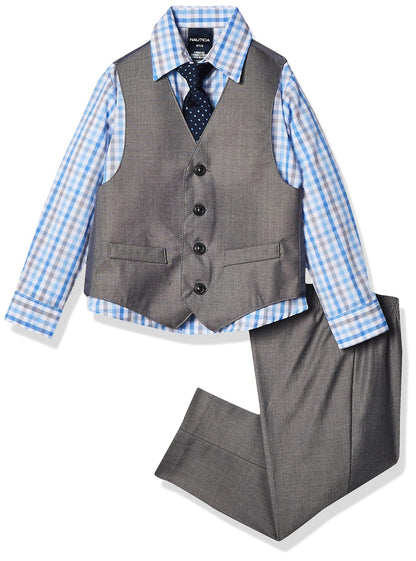 Nautica Conjunto de Chaleco de Piel de tiburón para niño