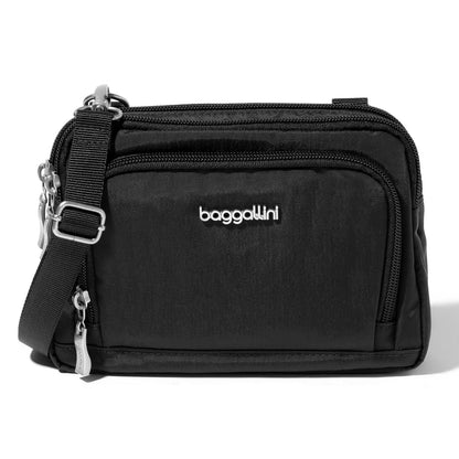 Bolsa con cierre triple y portafolios - Talla única - Negro -