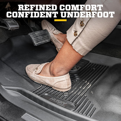 Husky Liners - Forro para piso delantero para SuperCrew/SuperCabo, 15 – 18 F150, SuperCrew/SuperCab, Negro, Floor Liners - Front