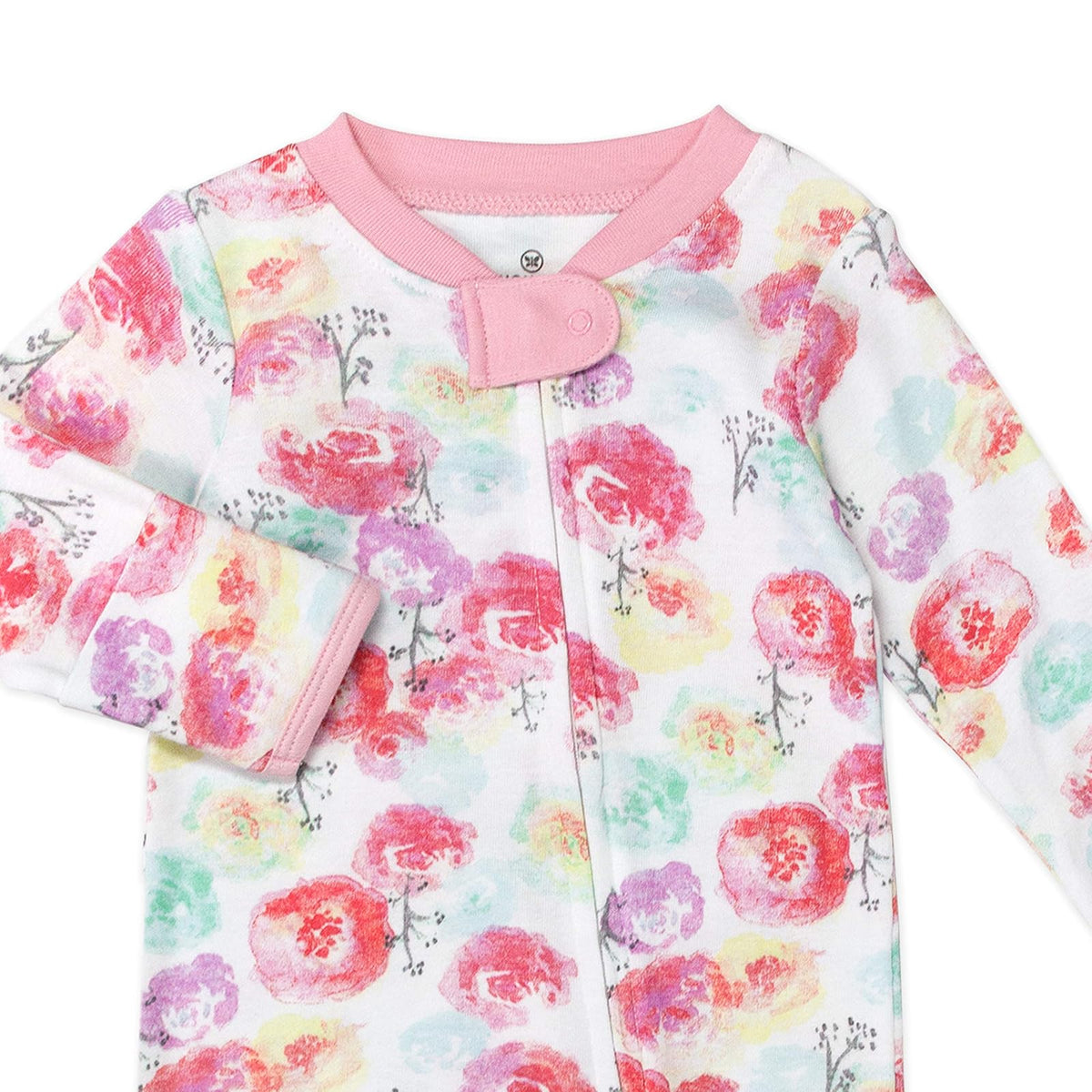 HonestBaby Organic Cotton Footed Sleep & Play Pajamas Mamelucos para bebs y Nios pequeosBebé-Niños