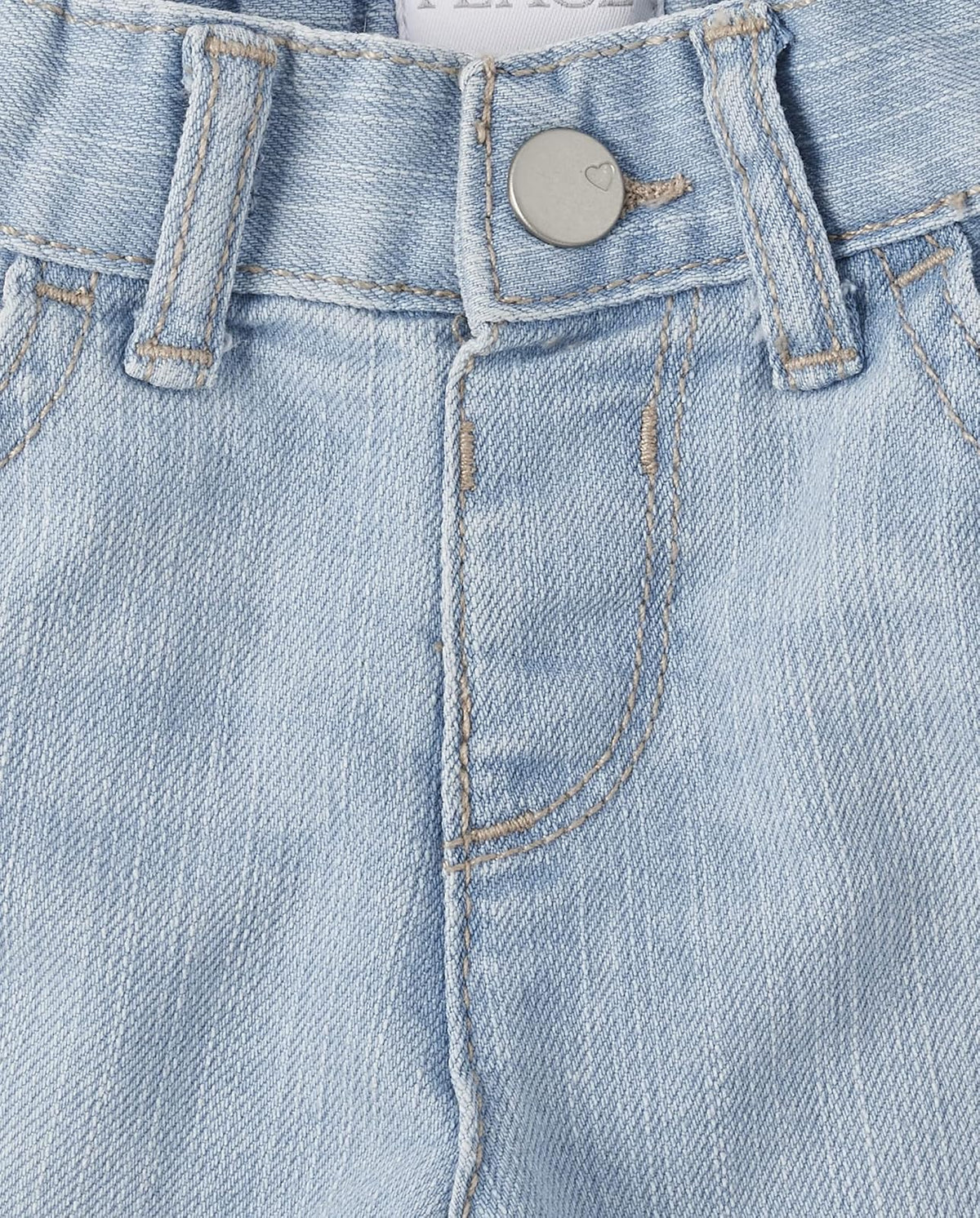The Children's Place - Pantalones Cortos de Mezclilla para bebés y niñas, Paquete de 3