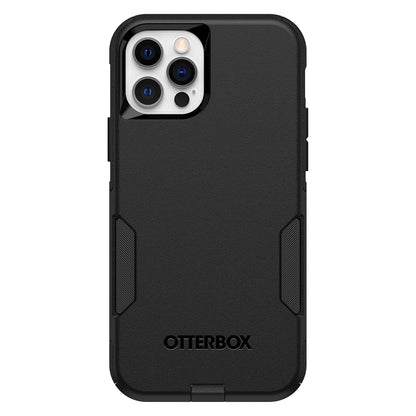 OtterBox - Funda para iPhone 12 y 12 Pro Commuter Series - Una Sola Unidad se envía en Bolsa de plástico, Ideal para Clientes de Negocios, Negro, Delgado y Resistente, amigable con el Bolsillo, con