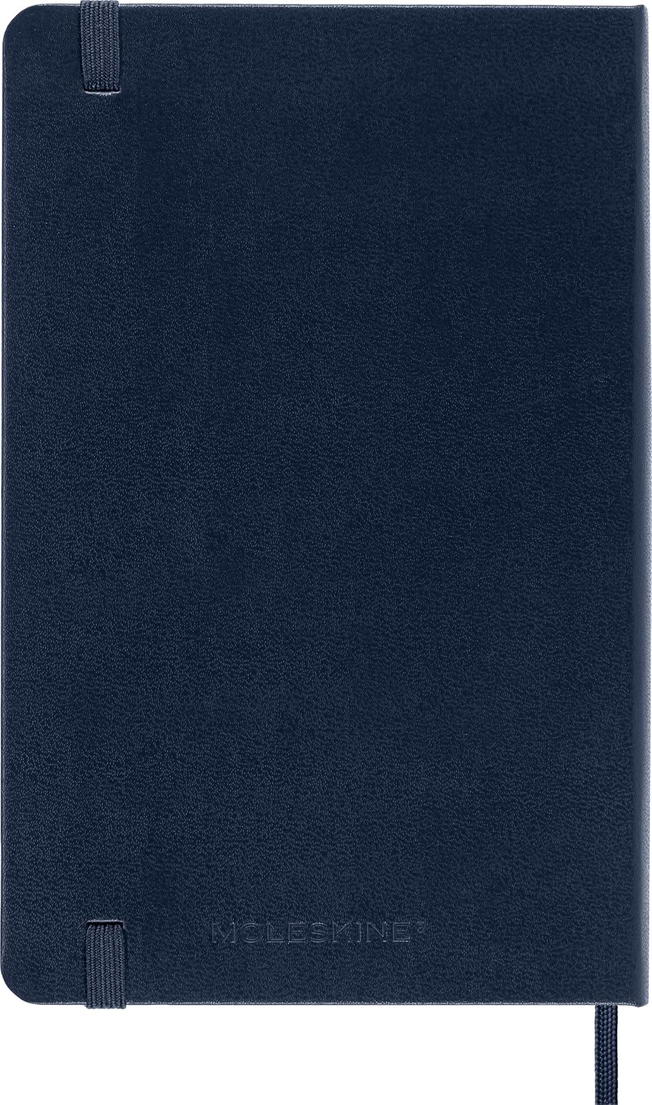 Moleskine - Cuaderno, Mediano, Rayado, Azul Zafiro, Tapa Dura (4,5 X 7)