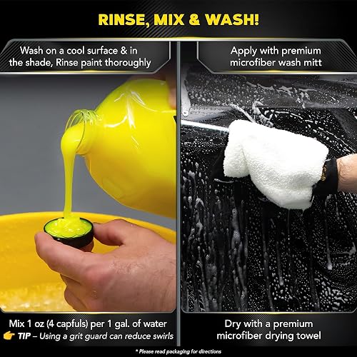 MEGUIAR'S - G17748 Ultimate Wash & Wax, cera, 48 onzas