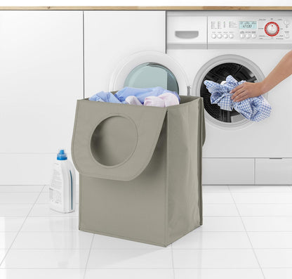 Brabantia 104282 Bolsa para Ropa Sucia Rectangular, Gris