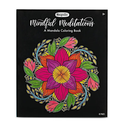 Crayola Libro para Colorear para Adultos, 40 Diseños - Mandala