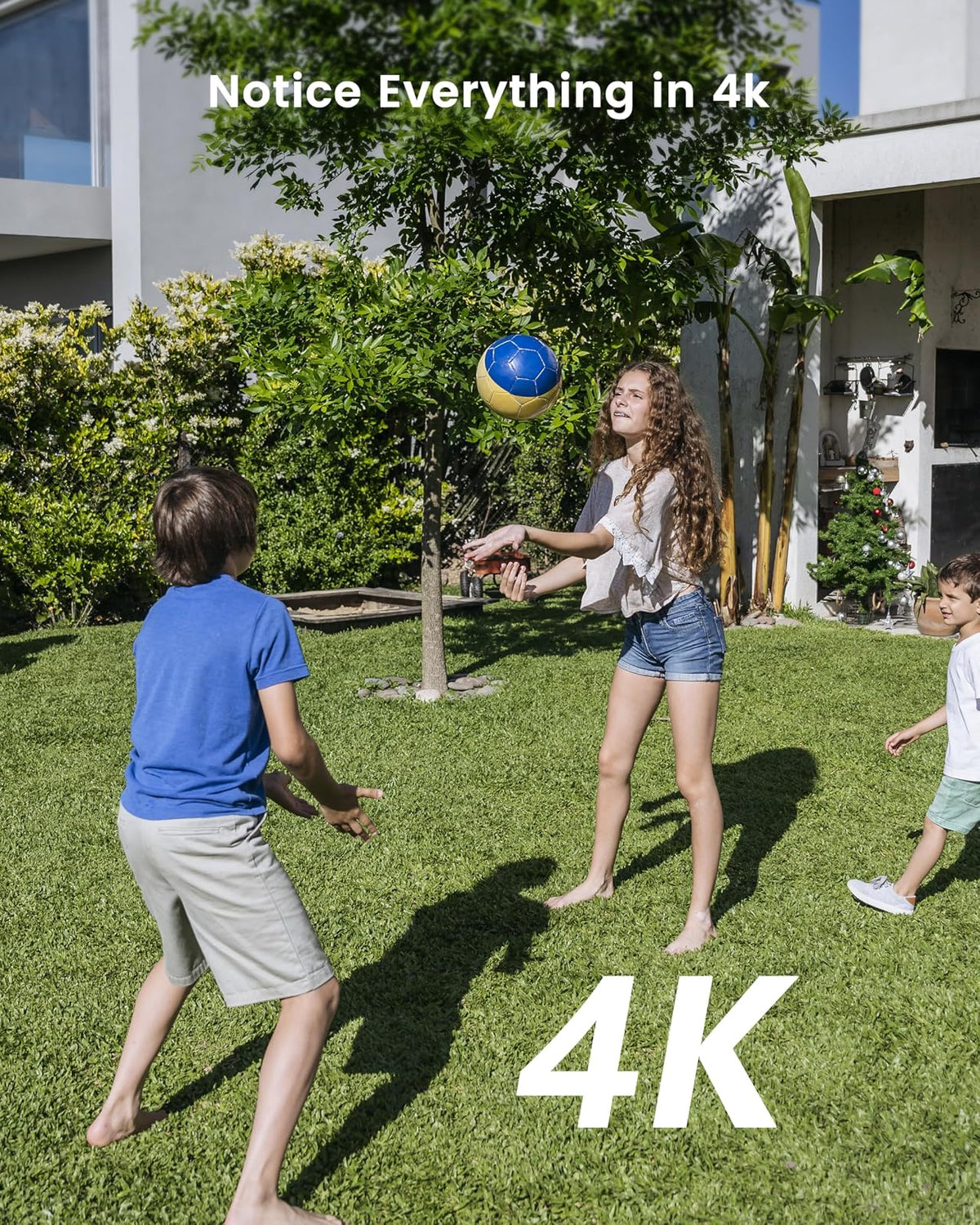 Swann Xtreem - Cámara de Seguridad inalámbrica 4K, cámara inalámbrica con Micro SD de 32 GB y Almacenamiento en la Nube, vigilancia Interior y Exterior, Ideal para Monitor de bebé y hogar,