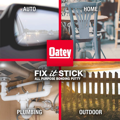 Oatey 31274 Stick Fix-It - Masilla epoxi multiusos, 1.4 onzas, color blanco