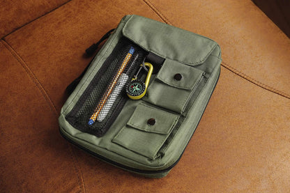 Compass Olive Green Medium Book & Bible Cover
