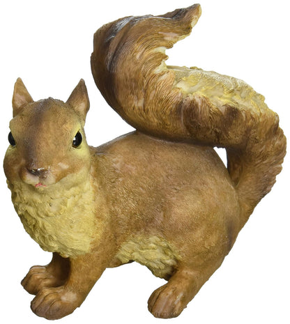 Design Toscano Scamper the Woodland Squirrel Outdoor Garden Statue, 7 Inch, Polyresin