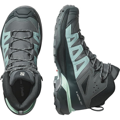 Salomon SALOMON X ULTRA 360 MID GTX GRVE M Botas de montañismo para mujer