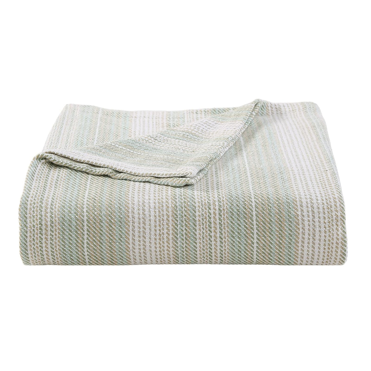 Tommy Bahama - Manta King de algodón Suave, Ropa de Cama Inspirada en la Costa, Esencial para Ropa de Cama (Verde arenoso, King)