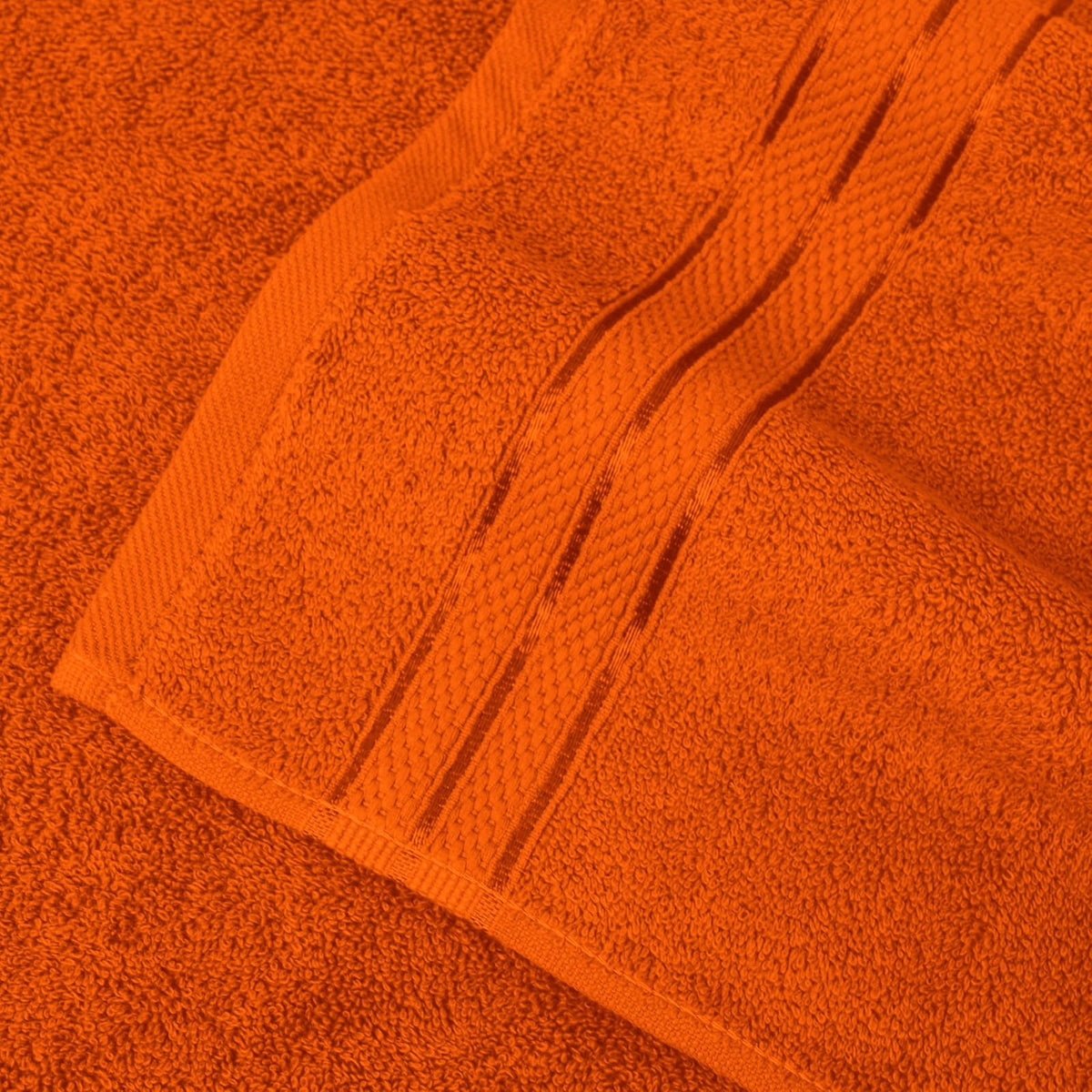 Elegant Comfort - Juego de Toallas de Palomitas de maíz de Tres líneas para baño de 27 x 54 Pulgadas, Paquete de 2 Toallas de baño de Alta Calidad, 100% algodón Turco, Suaves y duraderas, de Secado