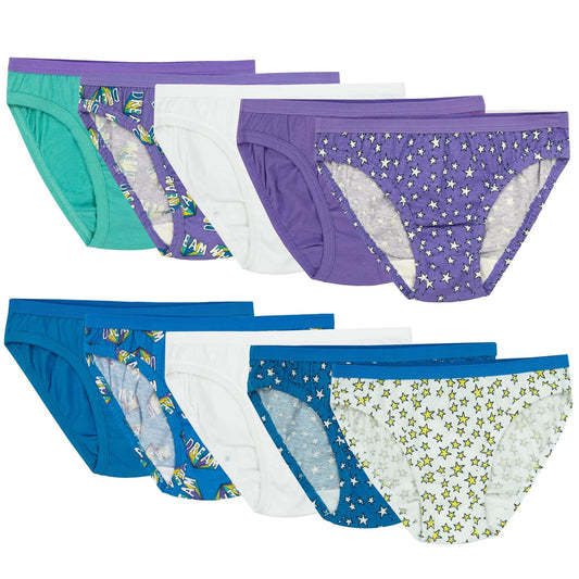 Fruit of The Loom Pantaleta Bikini Algodón de Algodón Pack de 14 para Niña