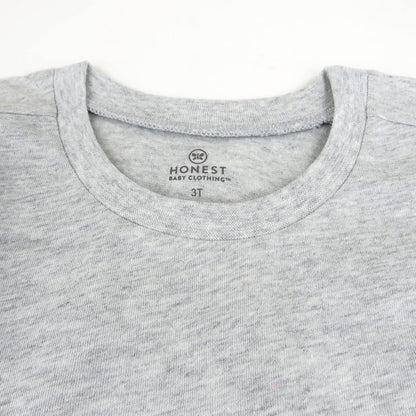 HonestBaby Paquete múltiple de Camisetas de Manga Larga de algodón orgánico Conjunto de Playeras para bebés y niños pequeños bebés Unisex