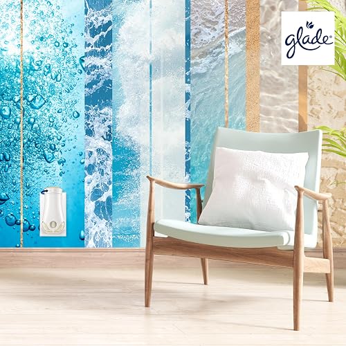 Glade Aromatizante para Hogar Eléctrico Paraíso Azul, 5 Repuestos 21 ml