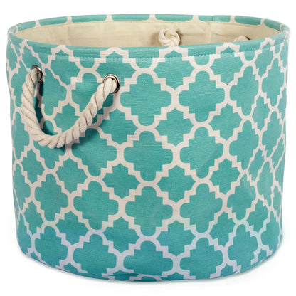 DII Home Essentials Poliéster, Gris, 1 - Agua (Aqua) - Large Round