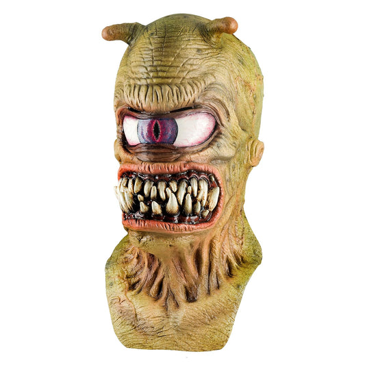 Ghouslih Productions Rool Alien por Ricardo Flores - Máscara de Alien Realista Verde y Malo, Unitalla, Ideal para y Fiestas de Disfraces