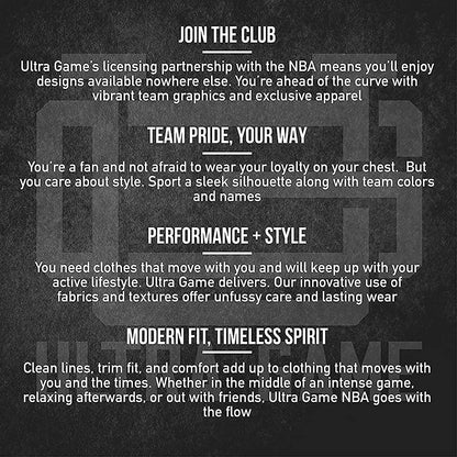 Ultra Game Youth NBA - Conjunto Oficial de 2 Piezas de Pijama y Playera