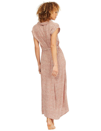 BILLABONG Lovely Ways Button Front Midi Dress Vestido informalMujer