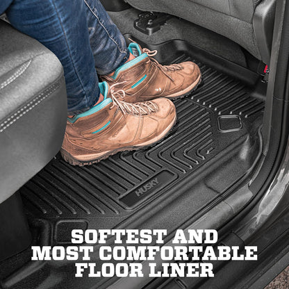 Husky Liners X-Act Contour Alfombrillas para Piso | Se Adapta a Jeep Wrangler JK 2007-2018 | Fila Delantera, 2 Piezas, Color Negro - 53571