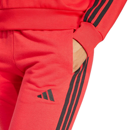 Adidas Essentials - Pantalones de Forro Polar con 3 Rayas Pantalones Deportivos para Mujer