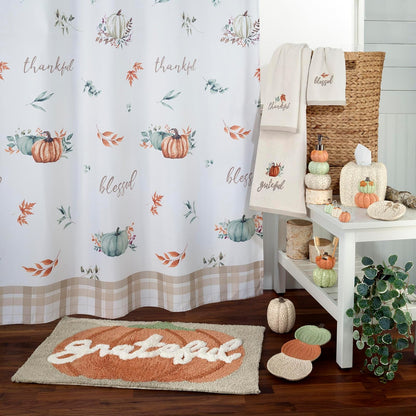 Avanti Linens - Ganchos para Cortina de Ducha, decoración del hogar, Juego de 12 Unidades (colección Grateful Patch)