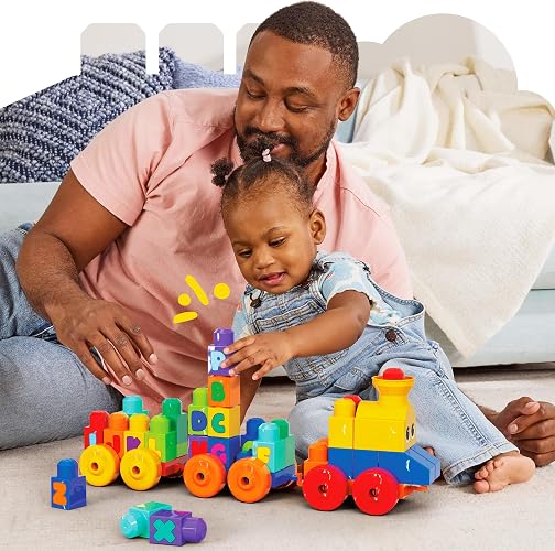 Mega Bloks ABC Tren De Aprendizaje (50 Piezas)