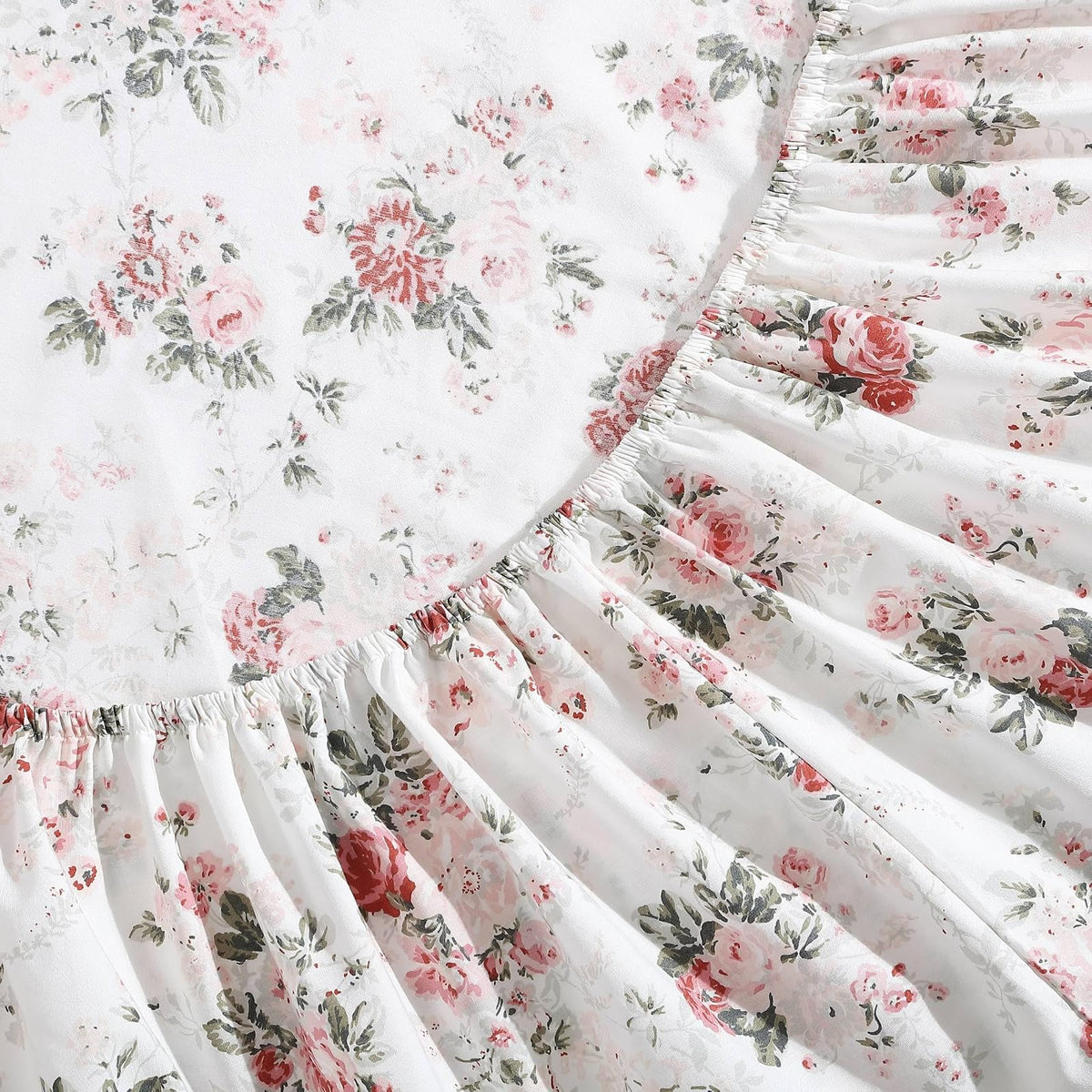 Laura Ashley Juego de Sábanas Queen Percal Ashfield | Beige, Individual, 4 piezas, tela de algodón
