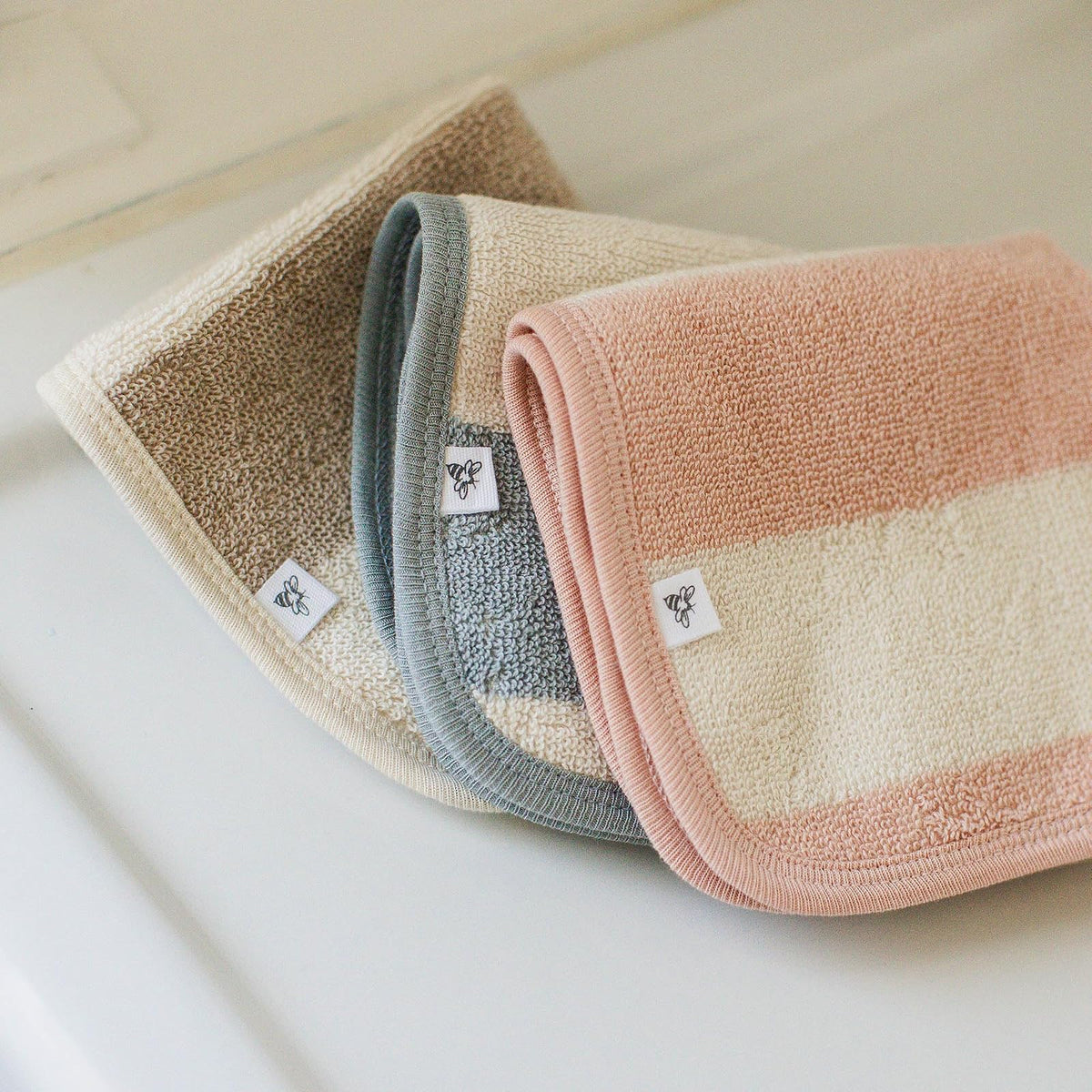 Burt's Bees - Toallas de Rizo Tejidas con Capucha para bebé, algodón orgánico, Esenciales de baño, Toalla Suave para bebés, niños pequeños, niños