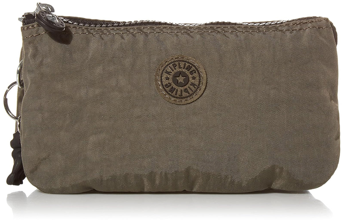 Kipling - Bolsa de Accesorios para Mujeres - Negro - 3 Compartimentos - Bolsillo de Cremallera - Wristlet - Nylon - Utilidad - Contemporary - AC2084
