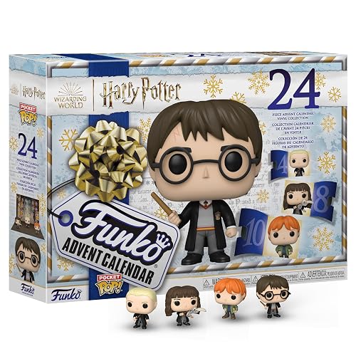 Funko Advent Calendar: Harry Potter - 24 Days of Surprise | Mercancía Oficial de Fantasía - Calendario de Adviento con 24 Mini Figuras Sorpresa - Regalo de Navidad para Fans