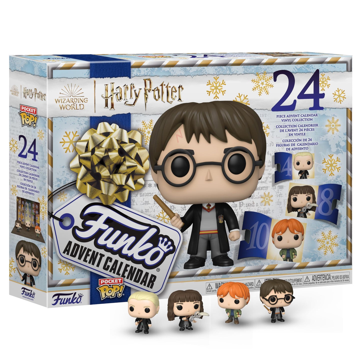 Funko Calendario de Adviento: Harry Potter - 24 Días de Sorpresas - Minifigura de Vinilo Coleccionables - Caja Misteriosa - Idea de Regalo - Navidad para Chicas y Chicos