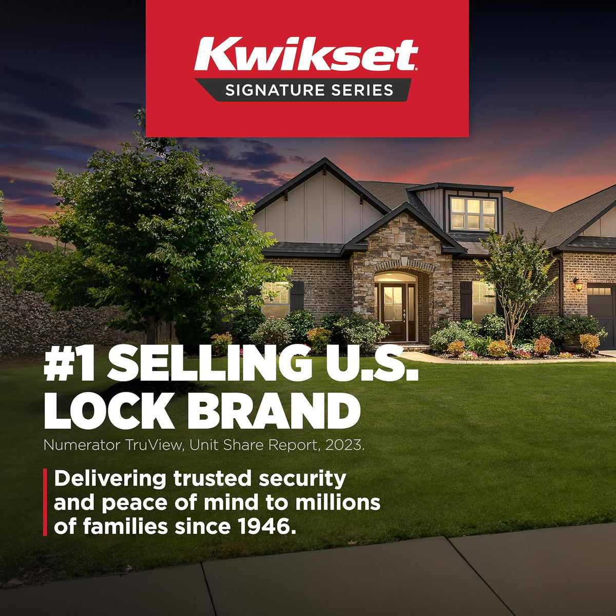 Kwikset - Cerradura de cerrojo del centro de la ciudad, puerta de entrada frontal cuadrada de bronce veneciano, seguridad SmartKey Rekey resistente a la selección, tornillo muerto de un solo cilindro,