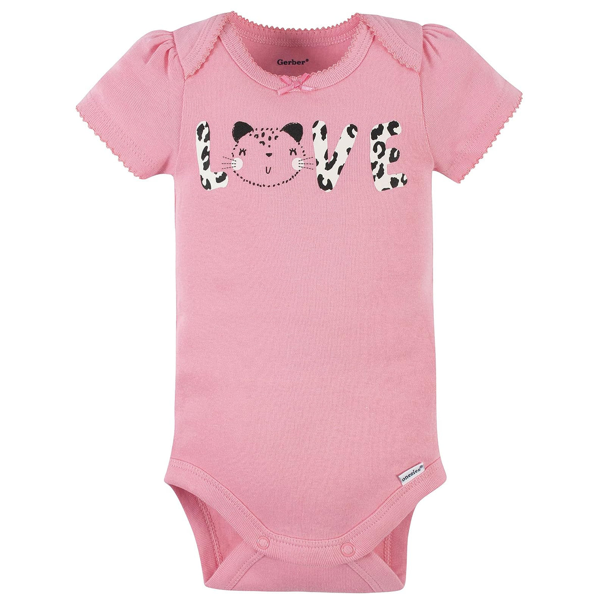 Gerber 8-pack Short Sleeve Onesies Bodysuits Conjunto de camisetas para bebés y niños pequeños bebés niñas