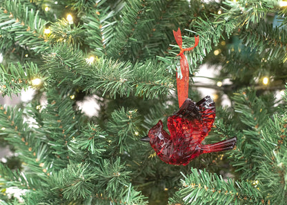Department 56 Christmas Basics - Adorno Colgante de pájaro, 3,125 Pulgadas, Color Rojo