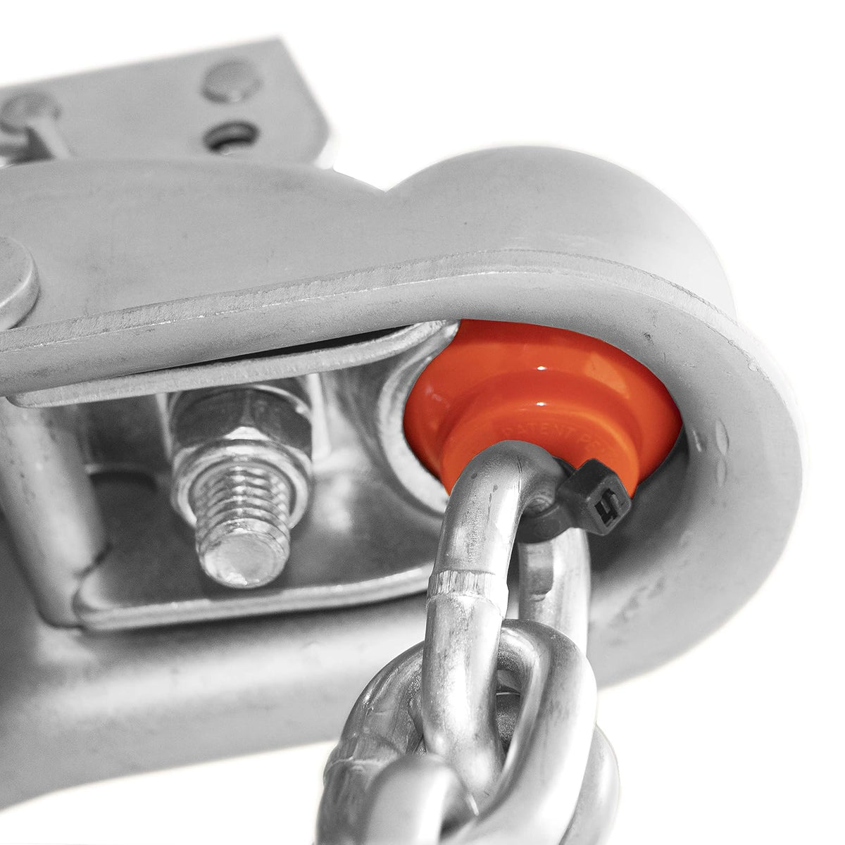 Rightline Gear Bola de Acoplamiento Antirrobo para Remolque con Cerradura, Plateado, 100T12