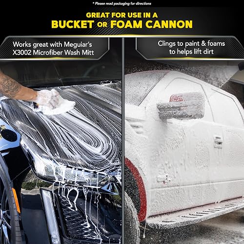 Meguiar's, Shampoo y Acondicionador Para Lavado de Autos, Gold Class, G7164, 1.89 L.
