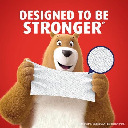 Charmin - Ultra Strong Papel Higiénico, 6 Mega Rollos, 220 Hojas por Rollo, Extra Fuerte y Duradero, No Atascable, Apto para Fosas Sépticas