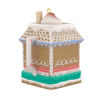 Hallmark - Adorno navideño de Recuerdo 2024, Taza de Porcelana, Regalos para los Amantes de la Navidad