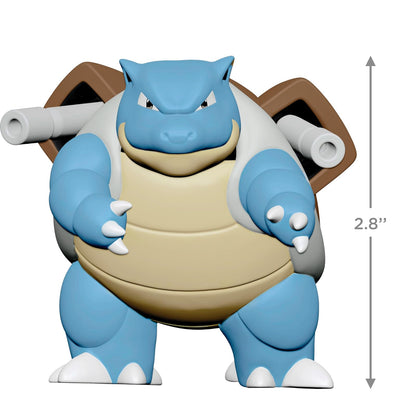 Hallmark - Adorno navideño de Recuerdo 2024, Pokémon Blastoise, Regalos para fanáticos de Pokémon